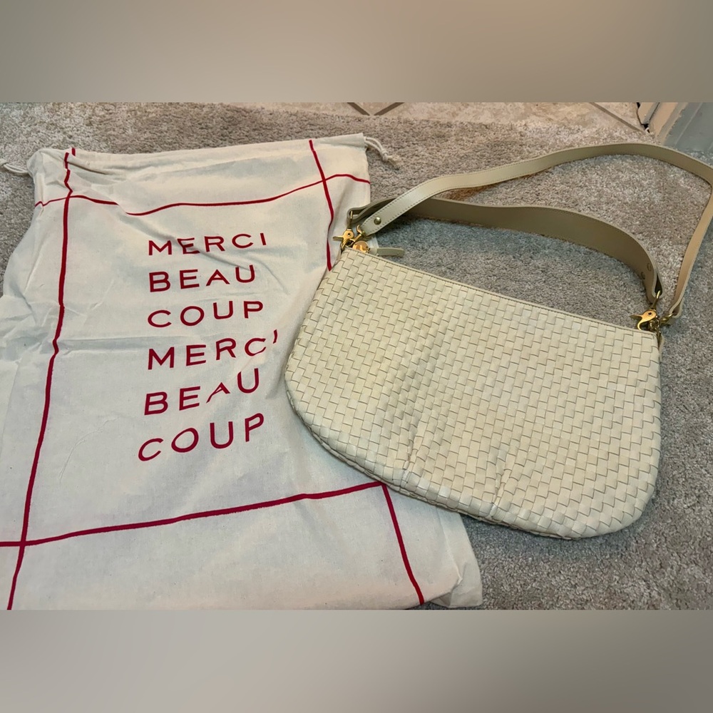 Clare V Moyen Messenger bag in Buttercream